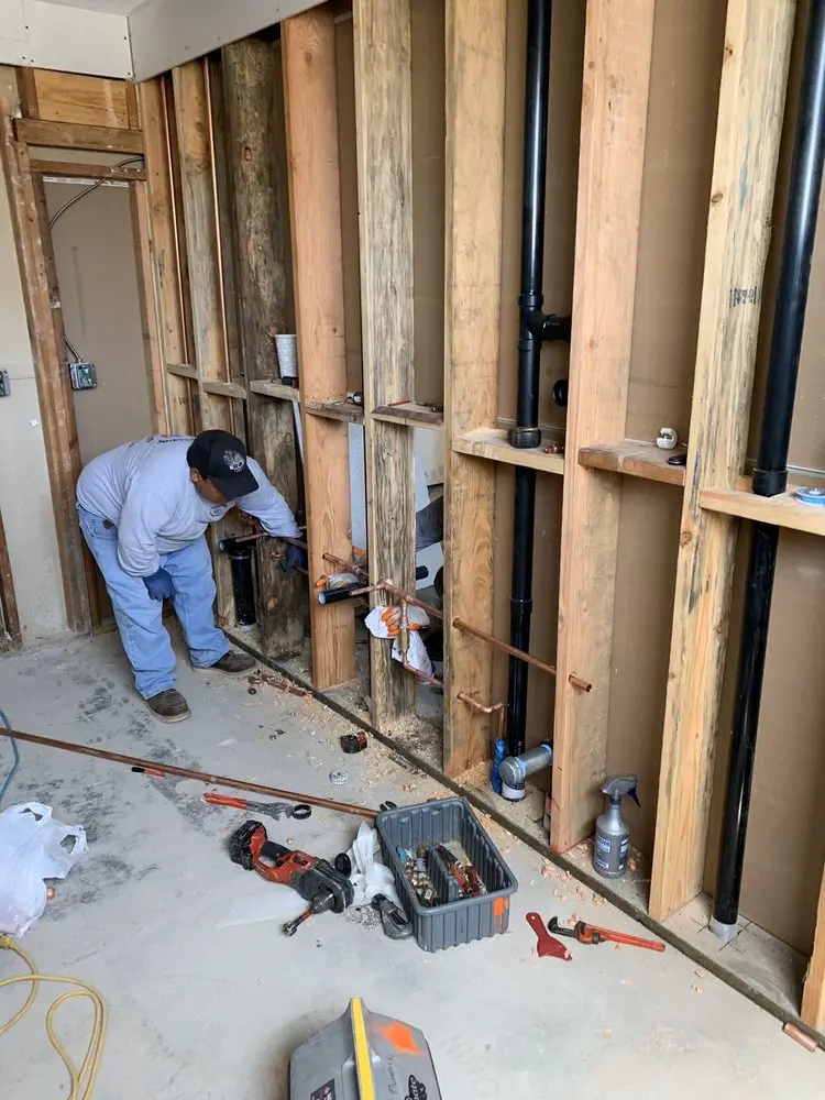 Commercial rough-in plumbing for Gas Line Repair in Manhatten
